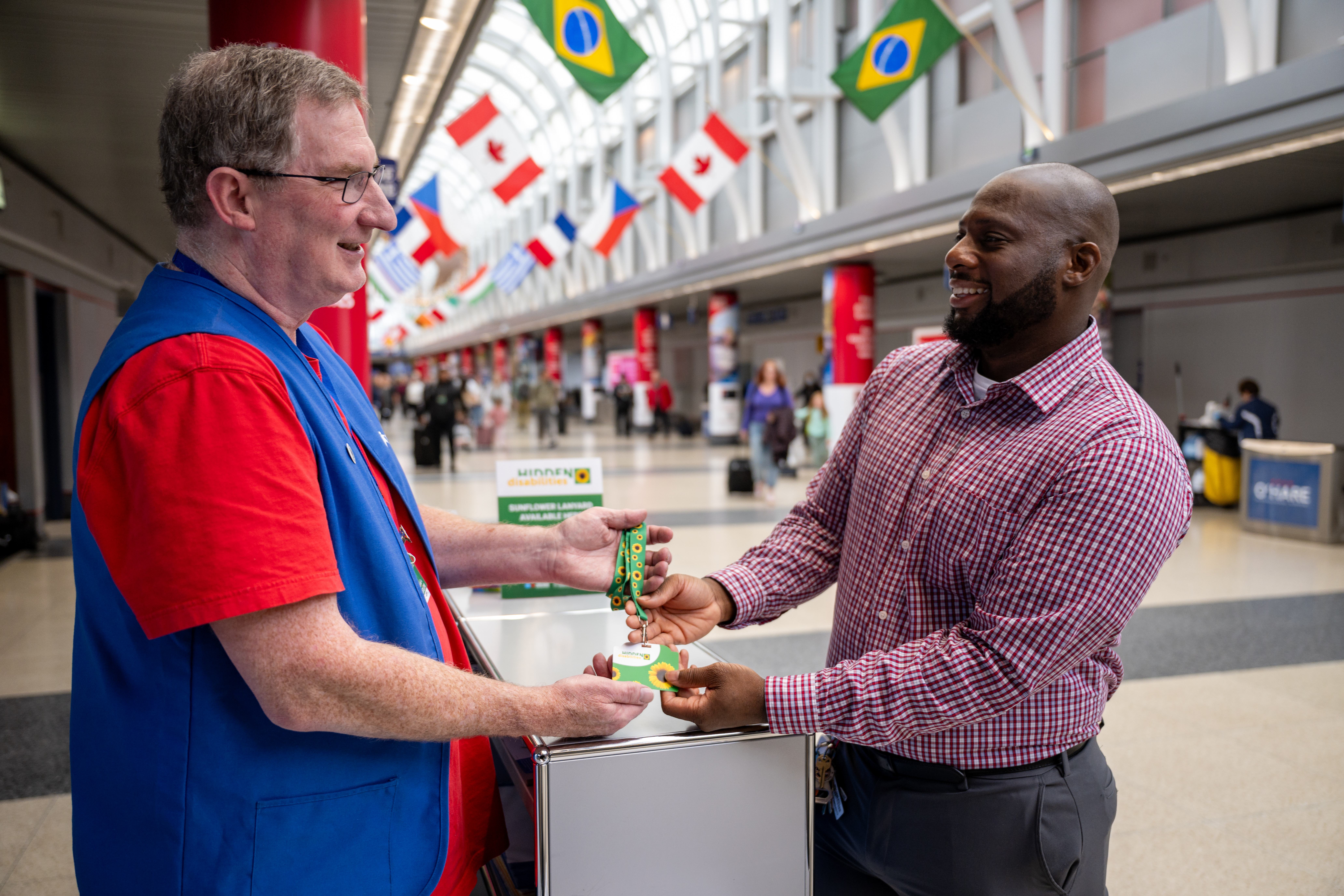 Volunteer Opportunities at O'Hare with CDA employees and passengers